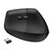 Logitech Lift for Business - vertikale Maus - Bluetooth, 2.4 GHz - Graphite