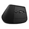 Logitech Lift for Business - vertikale Maus - Bluetooth, 2.4 GHz - Graphite