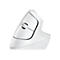 Logitech Lift Vertical Ergonomic Mouse - vertikale Maus - Bluetooth, 2.4 GHz - Off-White