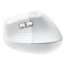 Logitech Lift Vertical Ergonomic Mouse - vertikale Maus - Bluetooth, 2.4 GHz - Off-White
