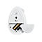 Logitech Lift Vertical Ergonomic Mouse - vertikale Maus - Bluetooth, 2.4 GHz - Off-White