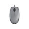 Logitech M110 Silent - Maus - rechts- und linkshändig - optisch - 3 Tasten - kabelgebunden