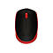Logitech M171 - Maus - 2.4 GHz - Schwarz, Rot