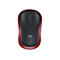 Logitech M185 - Maus - 2.4 GHz - Rot