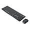 Logitech MK295 Silent - Tastatur-und-Maus-Set - US International - Graphite