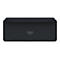 Schwarze Tastatur, Unterseite. Aufschrift: MX Keys Mini for Business.