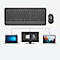 Logitech Signature MK650 Ensemble clavier et souris, Bluetooth 5.1, SmartWheel, technologie Silent-Touch, QWERTZ, noir