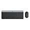 Logitech Slim Wireless Combo MK470 - Tastatur-und-Maus-Set - kabellos - 2.4 GHz - QWERTZ - Deutsch