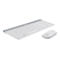Logitech Slim Wireless Combo MK470 - Tastatur-und-Maus-Set - kabellos - 2.4 GHz - QWERTZ - Deutsch