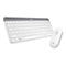 Logitech Slim Wireless Combo MK470 - Tastatur-und-Maus-Set - kabellos - 2.4 GHz - QWERTZ - Deutsch
