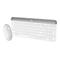 Logitech Slim Wireless Combo MK470 - Tastatur-und-Maus-Set - US International - Off-White