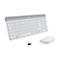Logitech Slim Wireless Combo MK470 - Tastatur-und-Maus-Set - US International - Off-White