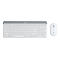 Logitech Slim Wireless Combo MK470 - Tastatur-und-Maus-Set - US International - Off-White