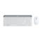 Logitech Slim Wireless Combo MK470 - Tastatur-und-Maus-Set - US International - Off-White