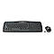 Logitech Wireless Combo MK330 - Tastatur-und-Maus-Set - Französisch - Schwarz