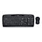 Logitech Wireless Combo MK330 - Tastatur-und-Maus-Set - Französisch - Schwarz