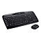 Logitech Wireless Combo MK330 - Tastatur-und-Maus-Set - Französisch - Schwarz