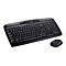 Logitech Wireless Combo MK330 - Tastatur-und-Maus-Set - kabellos - 2.4 GHz - GB - Schwarz