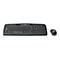 Logitech Wireless Combo MK330 - Tastatur-und-Maus-Set - kabellos - 2.4 GHz - US International - Schwarz