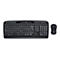 Logitech Wireless Combo MK330 - Tastatur-und-Maus-Set - US International - Schwarz