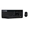Logitech Wireless Combo MK345 - Tastatur-und-Maus-Set - US International - Schwarz, Blau