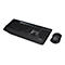 Logitech Wireless Combo MK345 - Tastatur-und-Maus-Set - US International - Schwarz, Blau