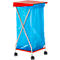 Lot complet : support de sacs poubelle mobile + 100 sacs poubelle en plastique de 120 litres