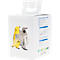 Lot de 5 rubans de lettrage compatibles avec le ruban de lettrage Brother TZe-231/431/531/631/731, noir, L 8 m x l 12 mm