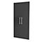 Lot de portes, pour étagères Dante®, l. 800 mm, 5 HC, anthracite