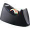 Lot éco dérouleur de table Easy Cut® CURVE tesa + 1 bobine tesafilm®, convient à toutes les bobines jusqu'à 19 mm de large