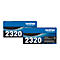 Lot éco toner TN-2320 Brother, rendement total d'impression : env. 5200 pages, noir, 2 p.