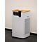Luchtreiniger asecos® PURIFIAIR.620, H14 HEPA 5-in-1-filtersysteem, tot 620 m³/h, voor ruimten tot 40 m², 40 W, 5 ventilatieniveaus, met rollers, wit