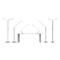 LUCTRA® bureaulamp Linear Table, zwart