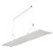 Luminaire LED suspendu Lumière FRISCH, 50-65 W, 6400-8200 lm, 4000 K, réglable en hauteur, L 1245 x P 300 mm, blanc