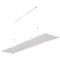 Luminaire LED suspendu Lumière FRISCH, 70 W, 6400-8200 lm, 4000 K, réglable en hauteur, L 1550 x P 300 mm, blanc
