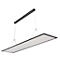 Luminaire suspendu LED FRISCH-Licht, 70 W, 6400-8200 lm, 4000 K, réglable en hauteur, L 1550 x P 300 mm, noir