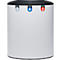 Lune design afvalbak Binc, staal, gesloten kunststof deksel, 50 l, 3 afvalstromen, verrijdbaar, B 360 x D 560 x H 680 mm, wit/zwart