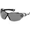 Lunettes à branches pheos cx2 Uvex, EN 166, EN 172, polycarbonate gris, monture noir/blanc, 5 p.