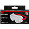 Lunettes de protection 3M 4700, EN 166:2001, résistantes aux UVA/UVB/UVC, ventilation directe, verre en polycarbonate, transparent