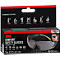 Lunettes de protection 3M SecureFit 400, EN 166:2001, résistantes aux UVA/UVB/UVC, répartition de la pression sur les branches, plaquettes de nez ajustables, enduites, verre en polycarbonate, grises
