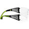 Lunettes de protection 3M SecureFit 400, EN 166:2001, résistantes aux UVA/UVB/UVC, répartition de la pression sur les branches, plaquettes de nez réglables, enduites, verre en polycarbonate, transparentes