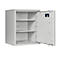 Lyra 3 safe, weerstandsklasse 0 volgens EN 1143-1, volume 66 l, deur rechts scharnierend, dubbelbaard slot met 2 sleutels, 2 legborden, incl. verankeringsmateriaal, B 500 x D 420 x H 605 mm, lichtgrijs RAL 7035