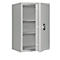 Lyra 4 safe, weerstandsklasse I volgens EN 1143-1, volume 84 l, deur rechts scharnierend, dubbelbaard slot met 2 sleutels, 2 legborden, incl. verankeringsmateriaal, B 500 x D 420 x H 750 mm, lichtgrijs RAL 7035