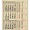 Maandplanner Korsch edition natur Combi 2025, 3 maanden per pagina, kalender in D/GB/FR/IT, paginatimer, datumschuif, B 300 x H 478 mm, graspapier