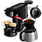 Machine à café à dosettes et filtre Senseo® Switch X2 HD7892/60, technologie d'infusion 2 en 1, jusqu'à 7 tasses, verseuse isotherme, L 150 x P 400 x H 270 mm, noir laque piano