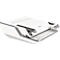 Machine à relier multifonctions Fellowes Lyra, relier/agrafer/perforer, jusqu'à DIN A4, L 423 x P 395 x H 153 mm, argent-blanc
