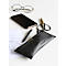 Mäppchen Rhodia ePure, 220 x 85 mm, Leder, schwarz