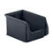 Magazijnbak LF 221 SSI Schäfer - gerecyleerde polypropeen - L 234 x B 150 x H 122 mm - 2,7 l - ijzergrijs - 25 stuks
