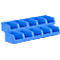 Magazijnbak LF 221 SSI Schäfer - polypropeen - L 234 x B 150 x H 122 mm - 2,7 l - blauw - 10 stuks