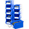 Magazijnbak LF 221 SSI Schäfer - polypropeen - L 234 x B 150 x H 122 mm - 2,7 l - blauw - 10 stuks